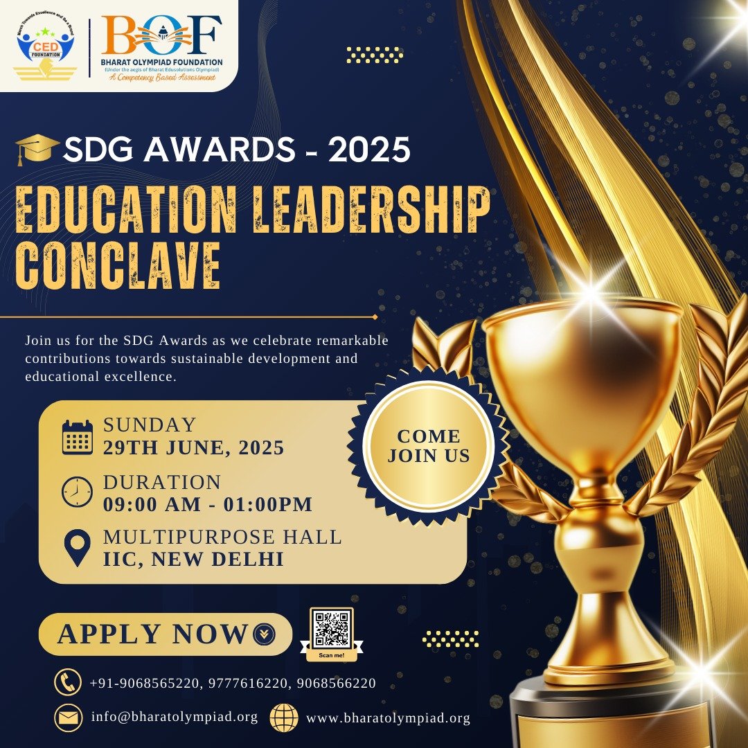 Education Leadership Conclave – 2025 hosted by Bharat Olympiad Foundation in collaboration with CED Foundation